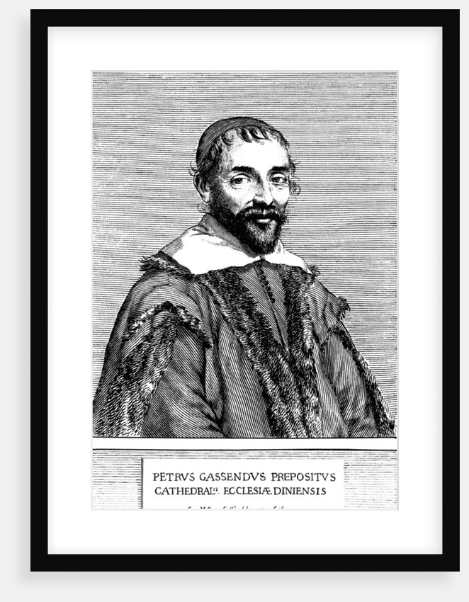 Pierre Gassendi, French philosopher, scientist, astronomer, and mathematician, 17th century. by Claude Mellan