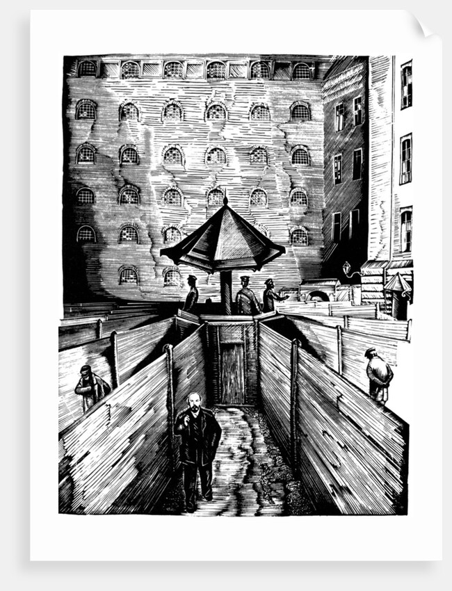 Illustration from the book Lenins Life, 1936. by Piotr Nicholaevich Staronosov