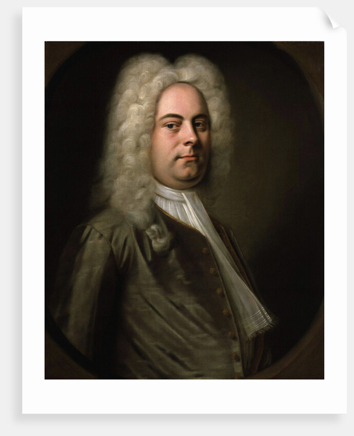 George Frideric Handel, German composer by Balthasar Denner