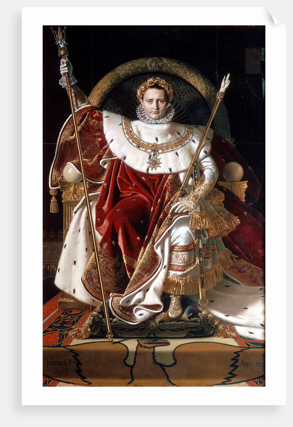 Napoleon on his Imperial Throne, 1804 by Napoleon Bonaparte I