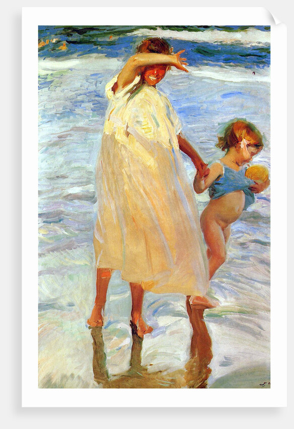 The Two Sisters, 1909. by Joaquin Sorolla y Bastida