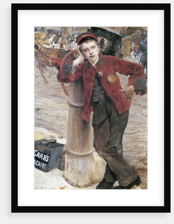 The London Bootblack, 1882. by Jules Bastien-Lepage