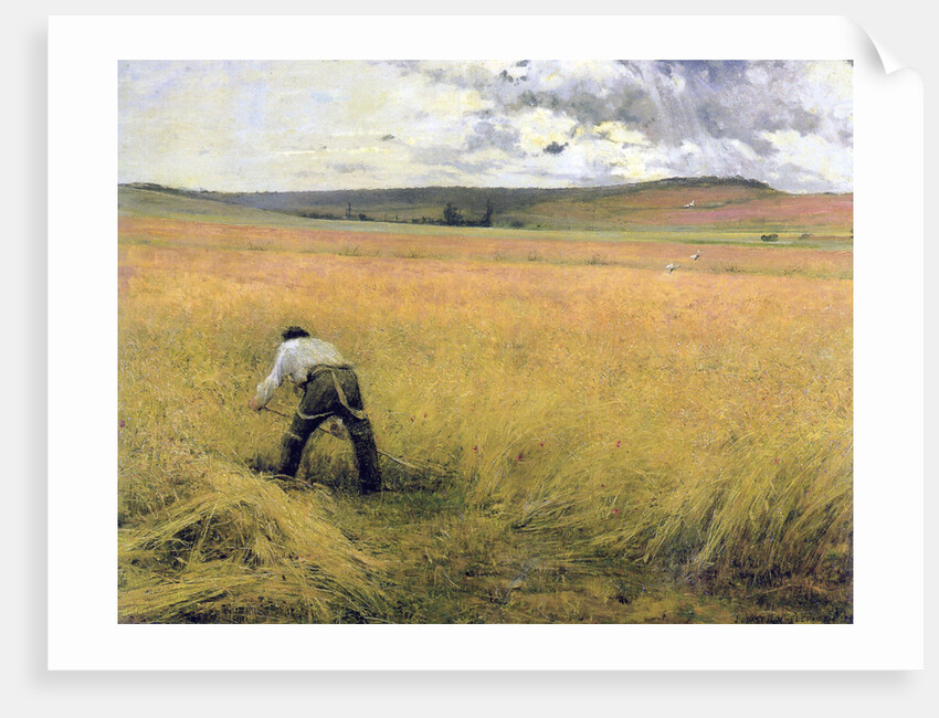 The Ripened Wheat, 1880. by Jules Bastien-Lepage