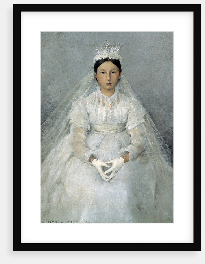 The Communicant, 1875. by Jules Bastien-Lepage