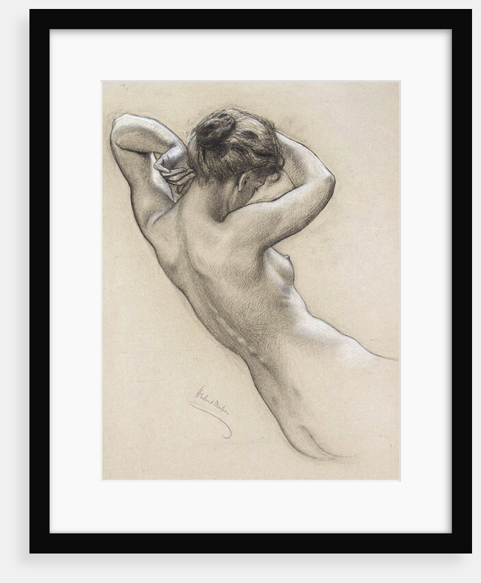 Study for a Water Nymph, late 19th or early 20th century. by Herbert James Draper