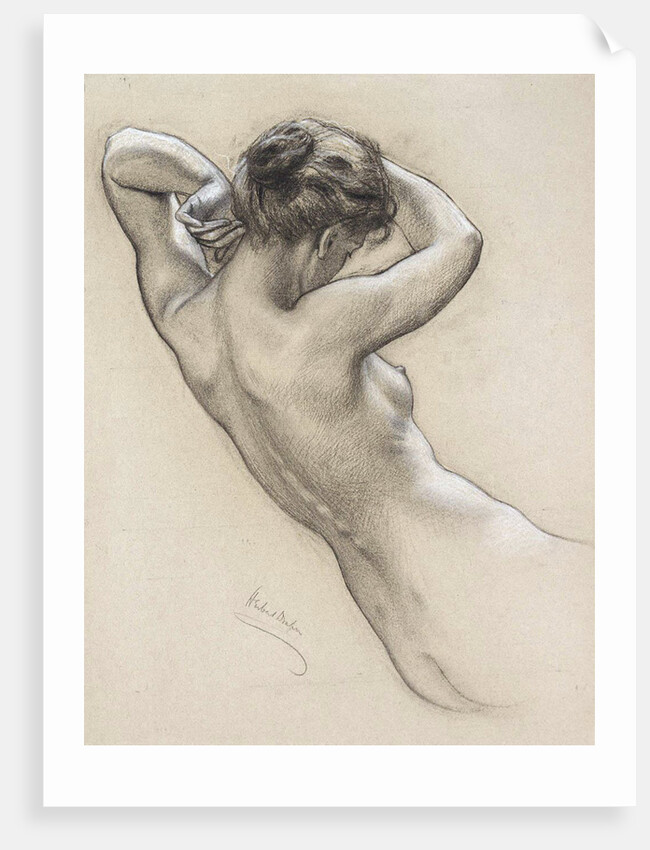 Study for a Water Nymph, late 19th or early 20th century. by Herbert James Draper