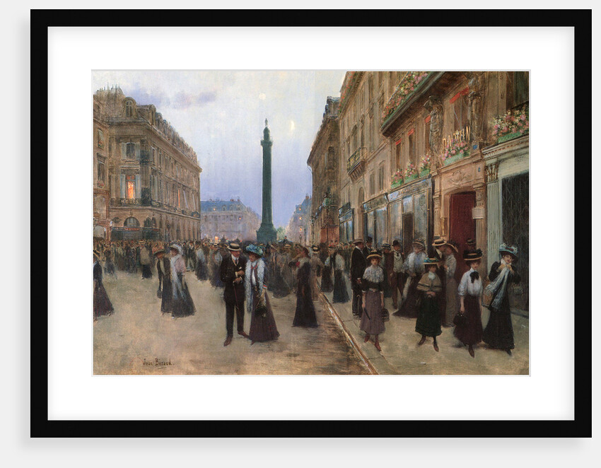 Rue de la Paix, Paris, 1907. by Jean Beraud