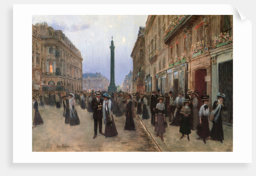Rue de la Paix, Paris, 1907. by Jean Beraud