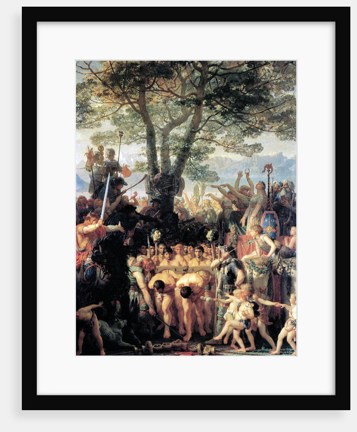 The Helvetians Force the Romans to Pass Under the Yoke, 1858. by Charles Gleyre
