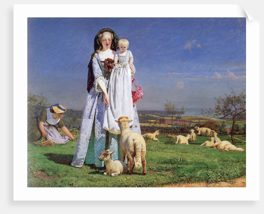 The Pretty Baa-Lambs, 1859. by Ford Madox Brown