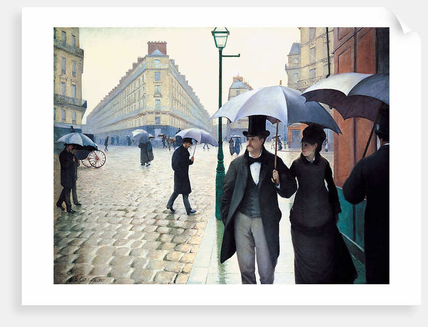 Paris Street; Rainy Day, 1877 by Gustave Caillebotte