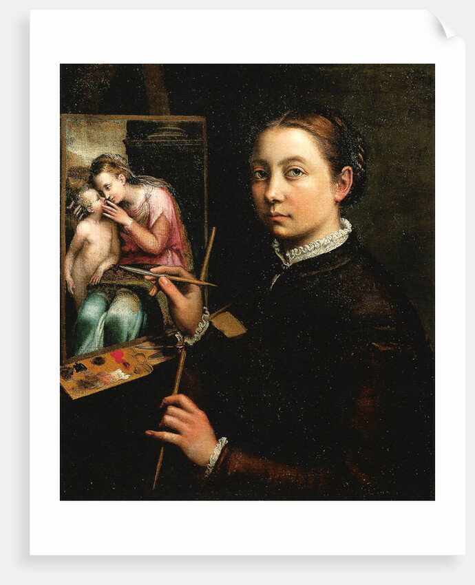 Self-portrait, 1556. by Sofonisba Anguissola