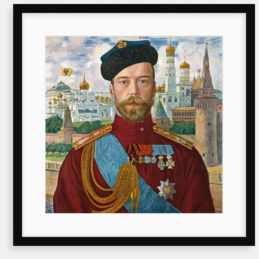 Tsar Nicholas II of Russia, 1915. by Boris Mikhajlovich Kustodiev
