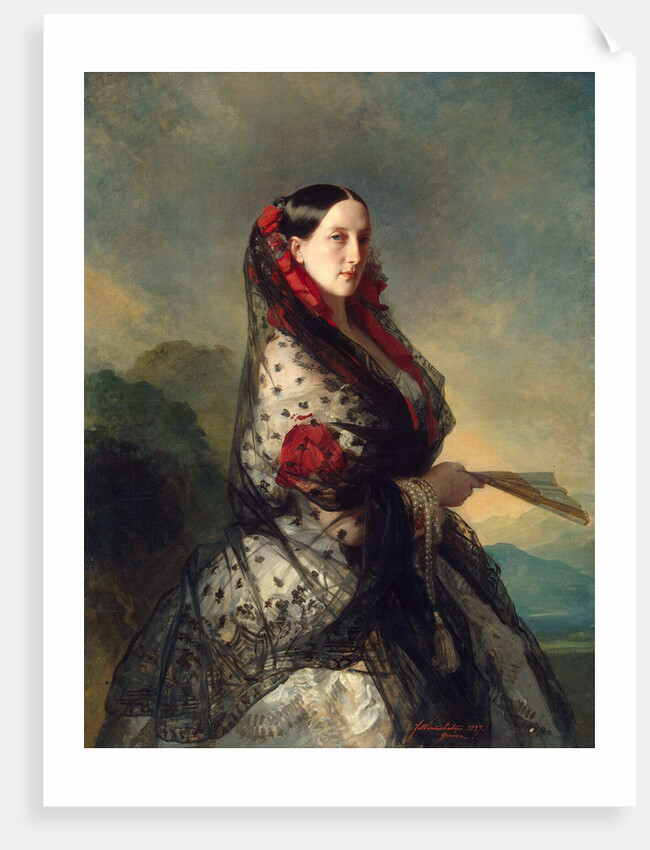 Grand Duchess Maria Nikolaevna of Russia, 1857 by Franz Xaver Winterhalter