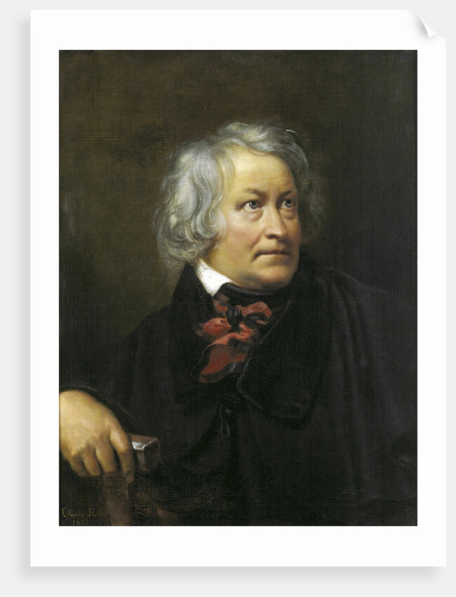 Portrait of the sculptor Bertel Thorvaldsen, 1833. by Orest Kiprensky