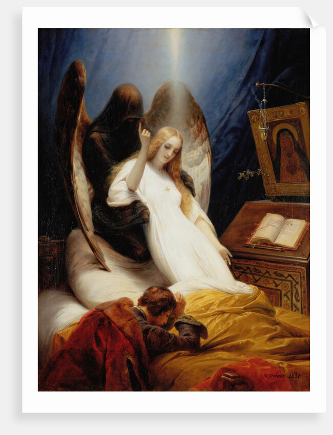 The Angel of Death, 1851. by Horace Vernet