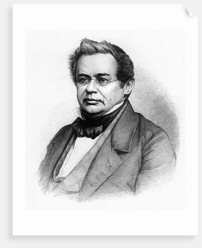 Heinrich Friedrich Emil Lenz, Russian-German physicist, 19th century by Unknown