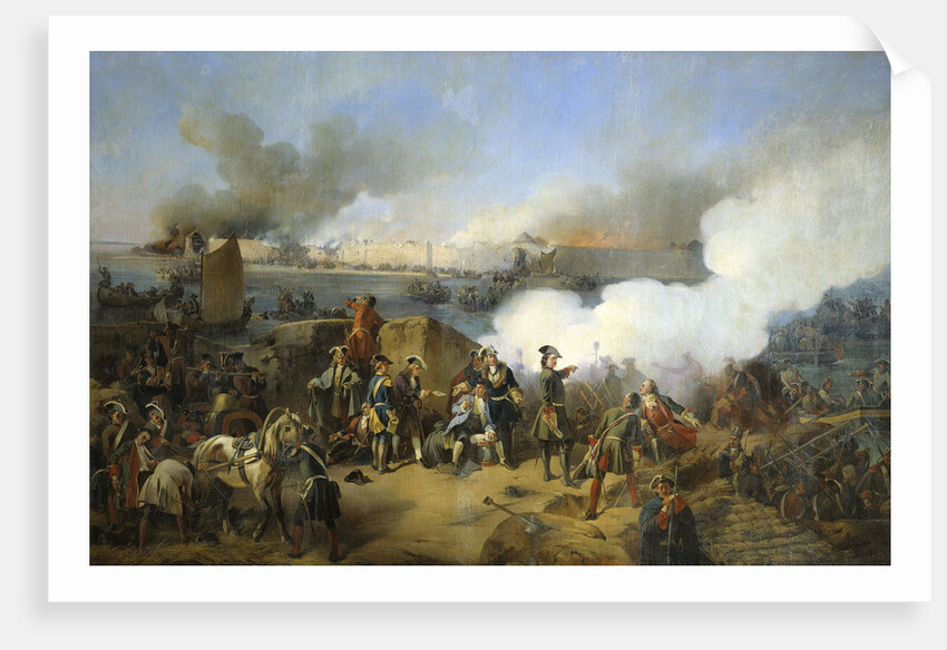 Storming of the Swedish Nöteburg Fortress by Russian Troops, 11 October 1702 (1846). by Alexander von Kotzebue