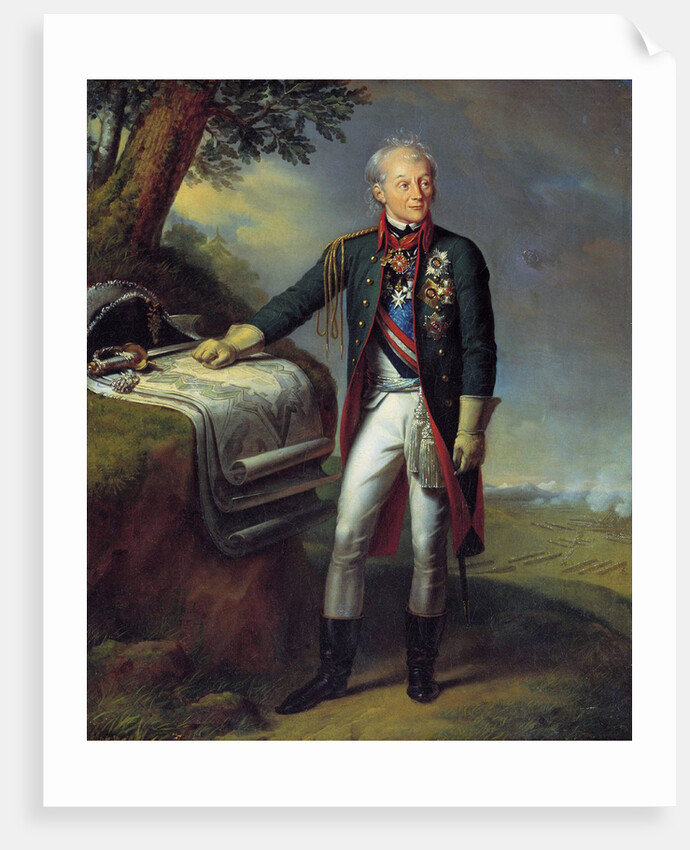 Field Marshal Generalissimo Prince Alexander Suvorov, Russian soldier, (1815). by Charles Auguste Guillaume Steuben