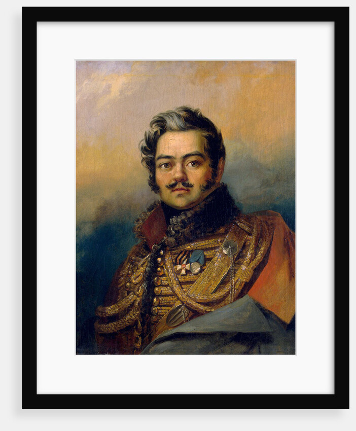 Denis Davydov, Russian soldier and poet, c1828. by George Dawe
