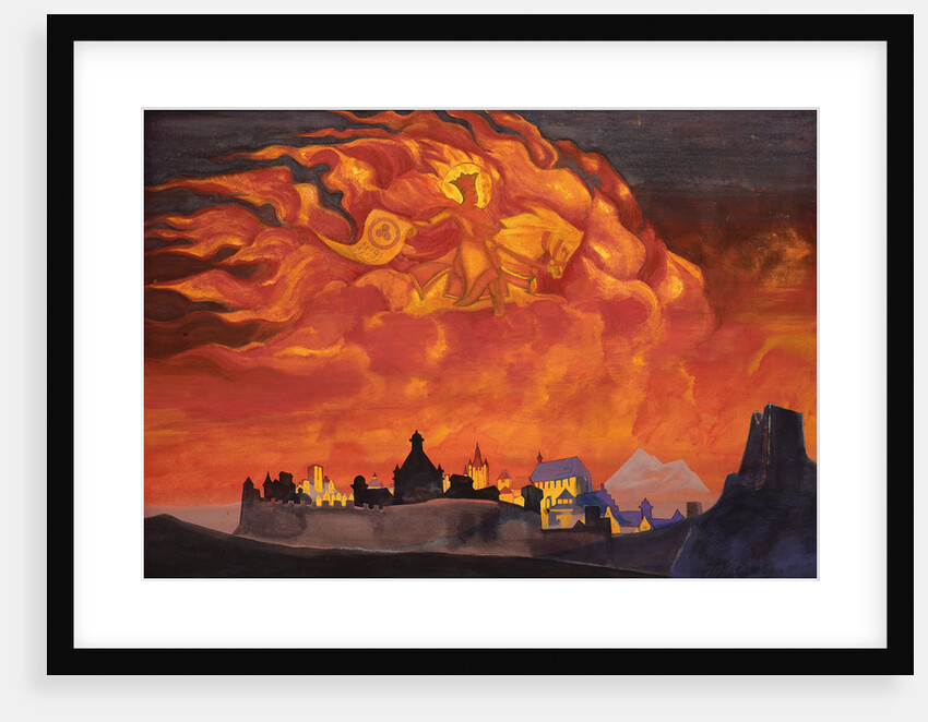 Sophia - the Wisdom of the Almighty (Santa Protectrix), 1932. by Nicholas Roerich