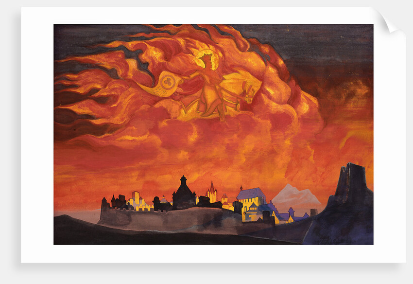 Sophia - the Wisdom of the Almighty (Santa Protectrix), 1932. by Nicholas Roerich