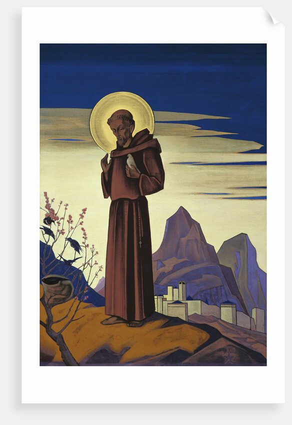 Saint Francis, 1932. by Nicholas Roerich