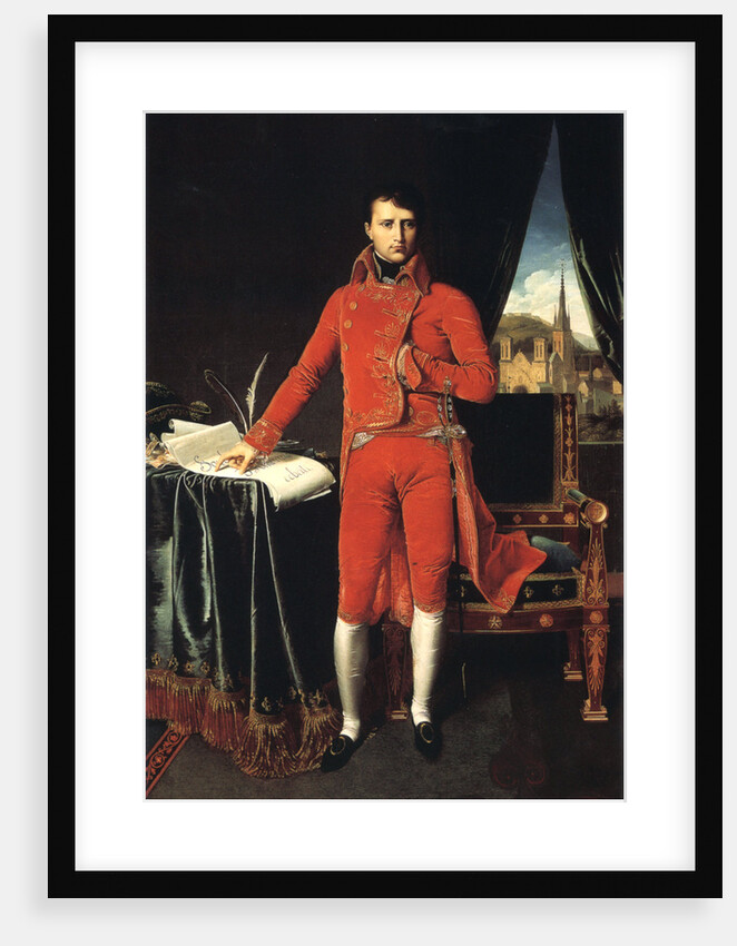 Napoleon Bonaparte as First Consul of France, 1803-1804. by Jean-Auguste-Dominique Ingres