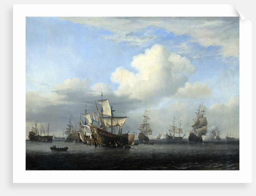 The captured Swiftsure, Seven Oaks, Loyal George and Convertine..., c1666 by Willem van de Velde the Younger