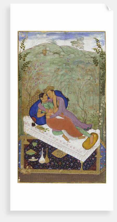 Lovers, c1597. by Manohar