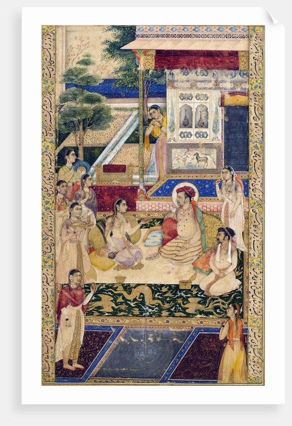 Jahangir and Prince Khurram with Nur Jahan, c1624-1625 by Unknown