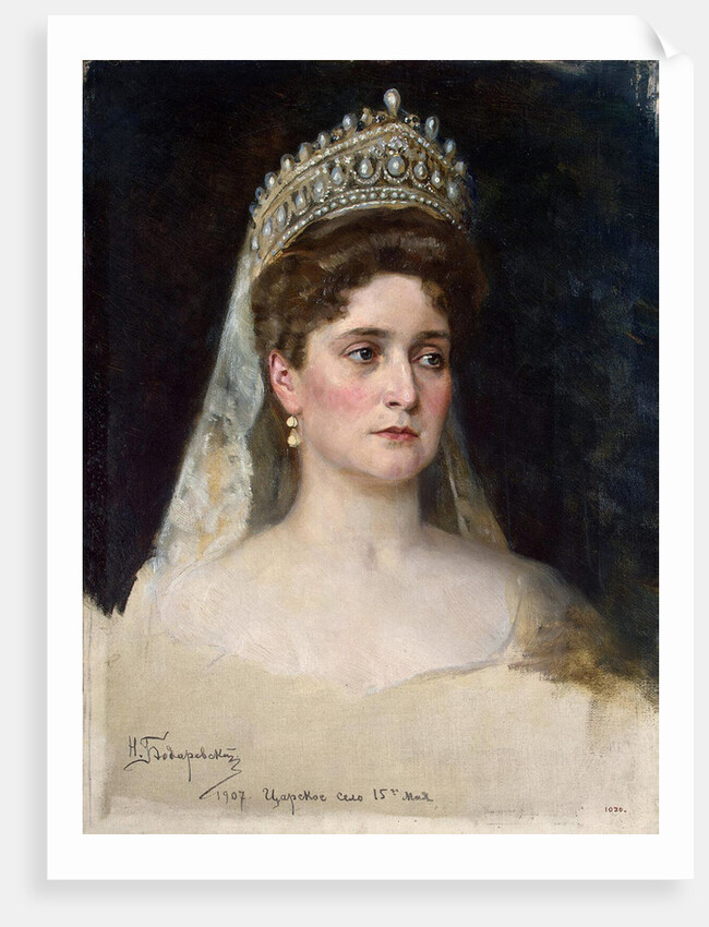 Tsarina Alexandra Fyodorovna, 1907. by Nikolai Bodarevsky