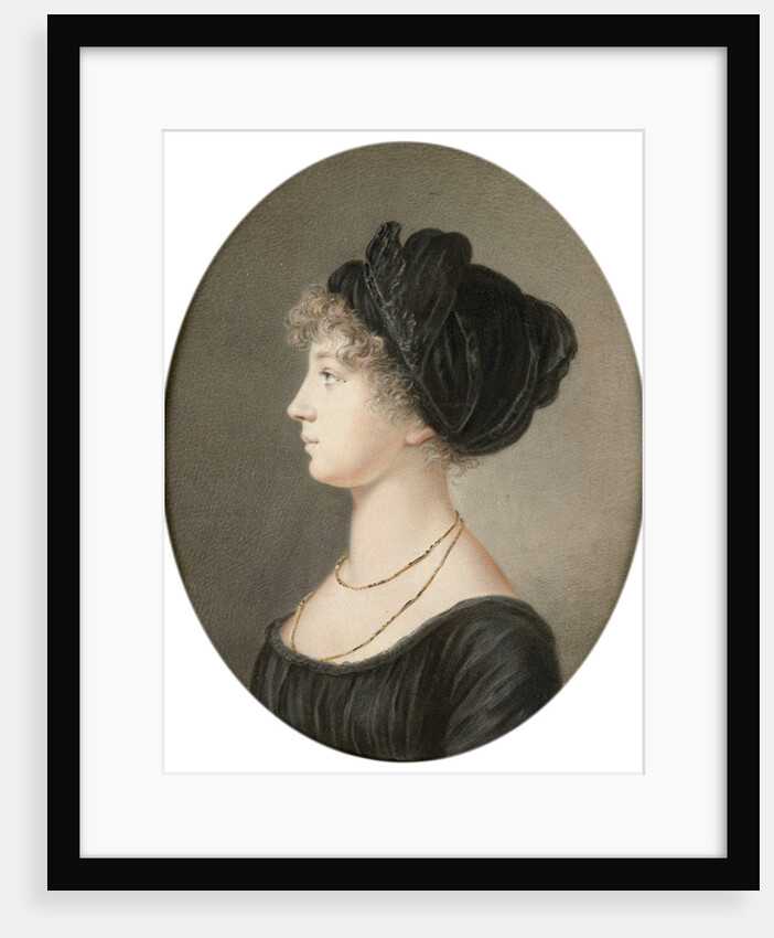Tsarina Elizabeth Alexeievna of Russia, 1824. by Jean-Henri Benner