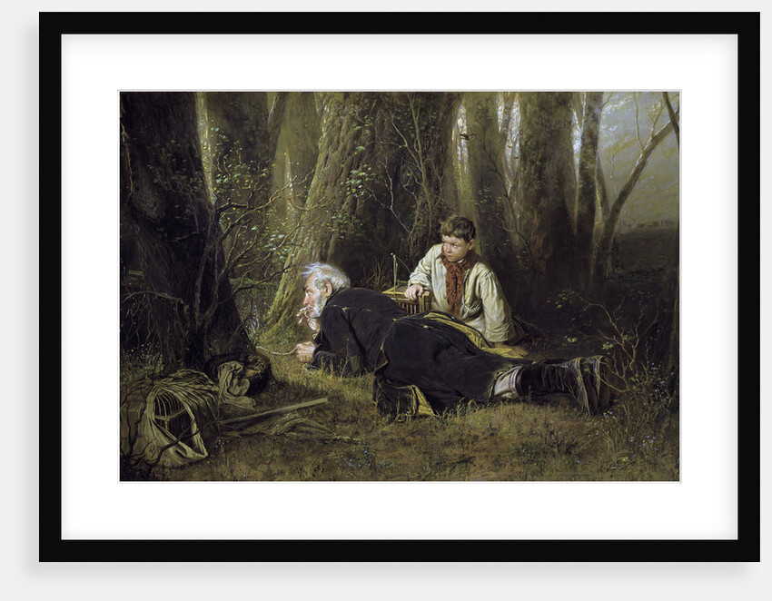Bird catcher, 1870. by Vasily Perov
