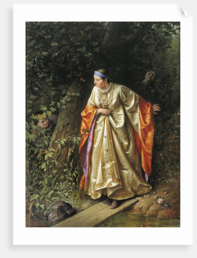 Hide and Seek, 1893. by Sergei Gribkov
