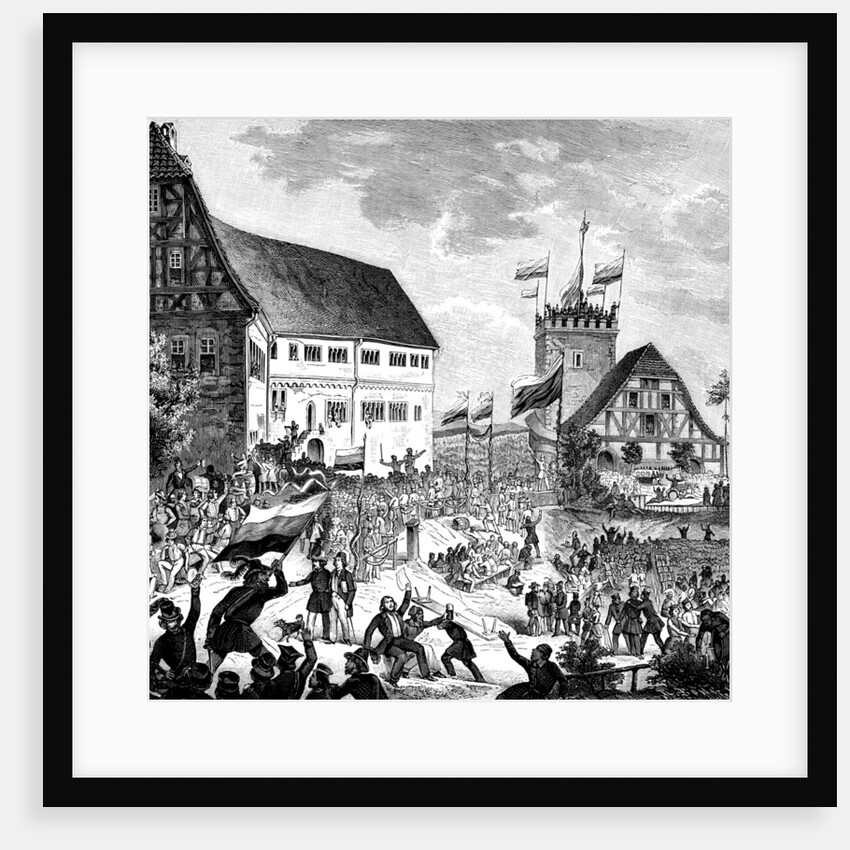 The Wartburg festival, Germany, 12 June 1848. by Anonymous
