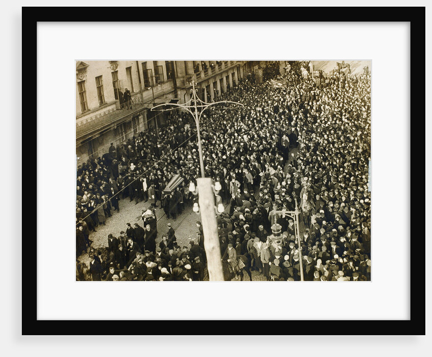 Funeral procession of the poet Valery Bryusov, Moscow, USSR, 12 October 1924 by Unknown