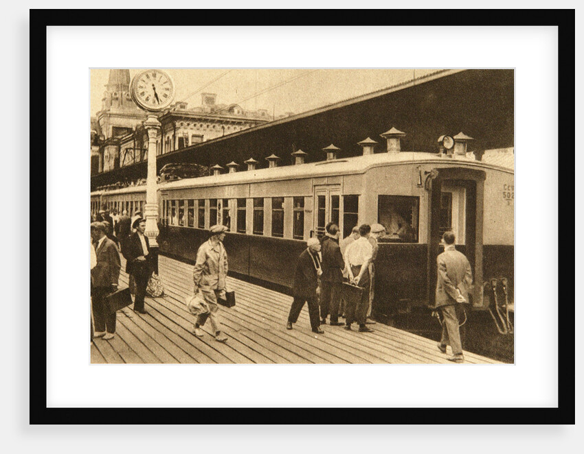 Electric multiple unit train, Moscow, USSR, 1920s by Unknown