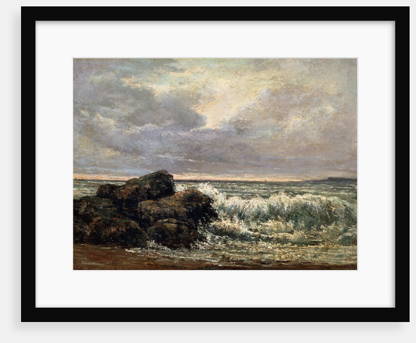 The Wave, c1870. by Gustave Courbet