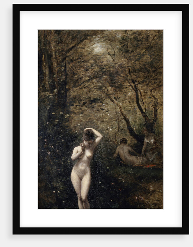 Diana Bathing, 1873-1874. by Jean-Baptiste-Camille Corot