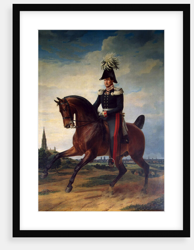 Equestrian Portrait of Frederick William III of Prussia,, 1831. by Franz Kruguer