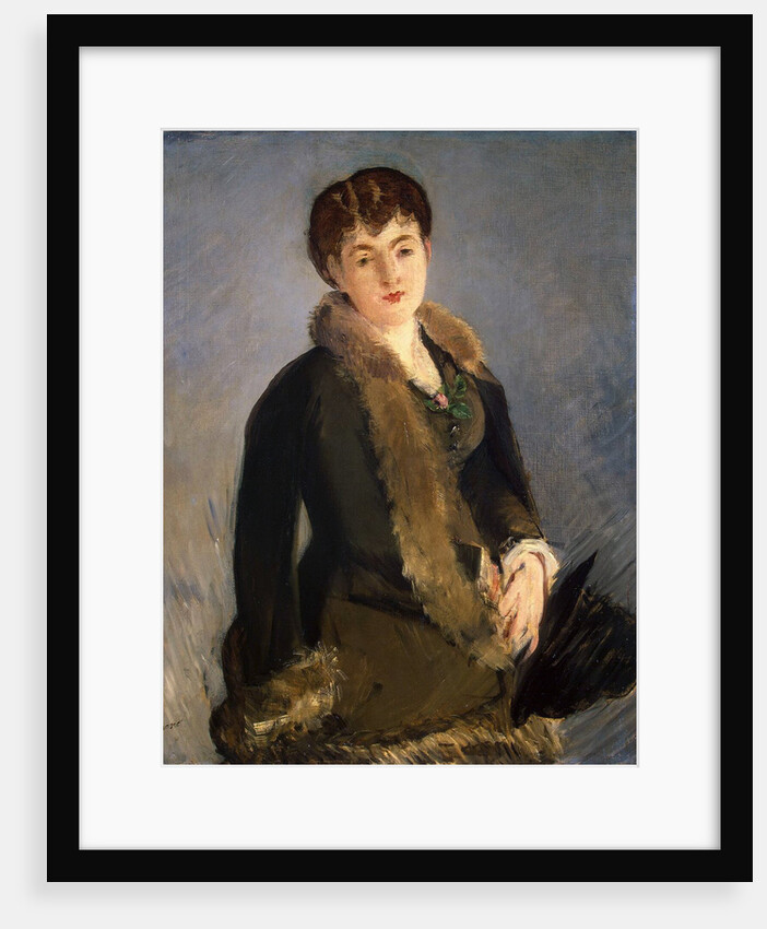 Portrait of Mademoiselle Isabelle Lemonnier, c1880. by Edouard Manet