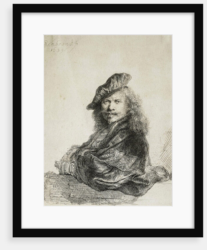 Self-Portrait, 1639. by Rembrandt Harmensz van Rijn