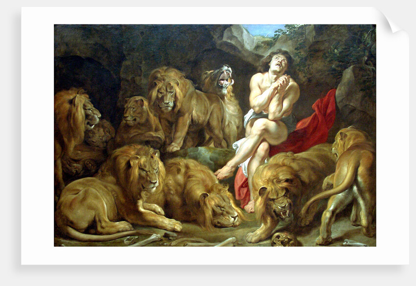 Daniel in the Lions Den, c1615 by Peter Paul Rubens