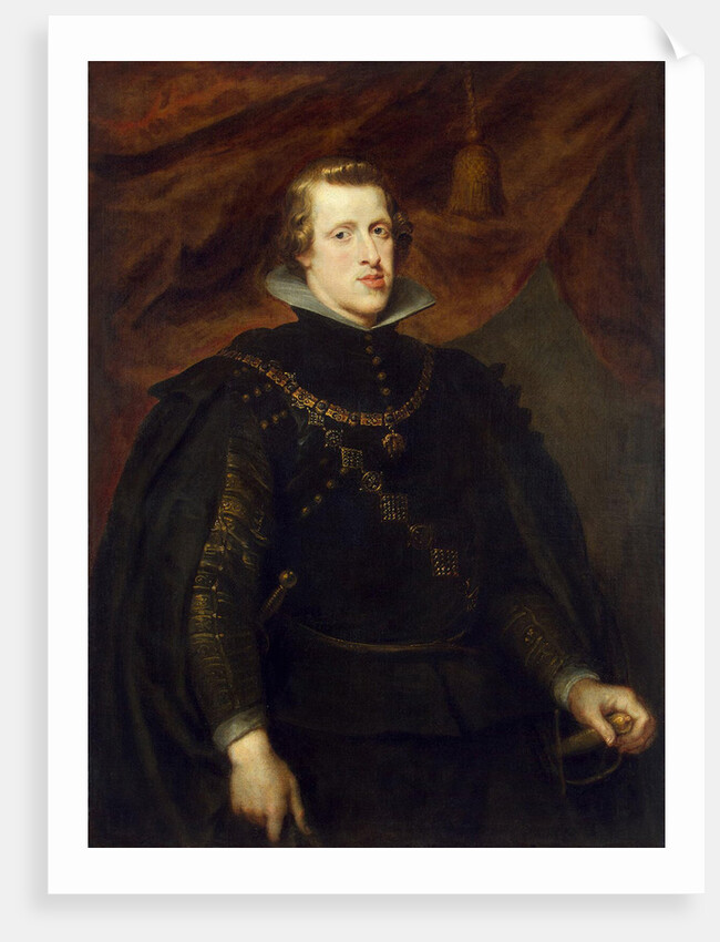 Portrait of King Philip IV of Spain, of the Spanish Netherlands and King of Portugal, c1628-1629 by Peter Paul Rubens