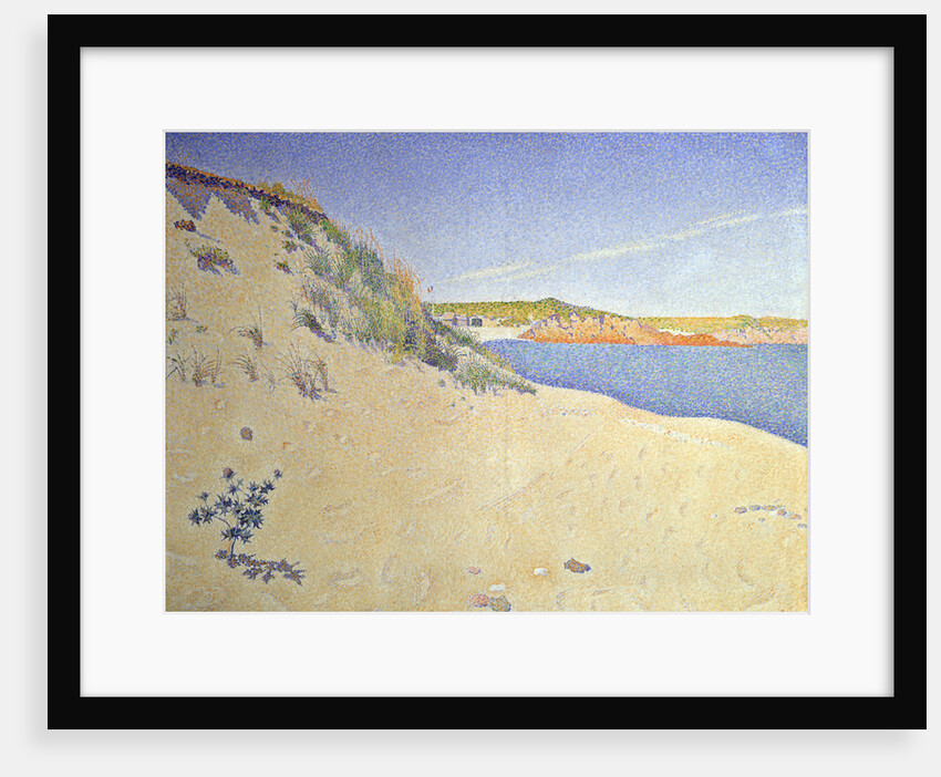 The Beach at Saint-Briac. Op. 212 (Sandy seashore), 1890. by Paul Signac