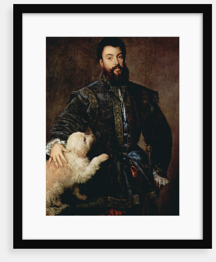 Portrait of Federico II Gonzaga, Duke of Mantua,, c1525. by Titian