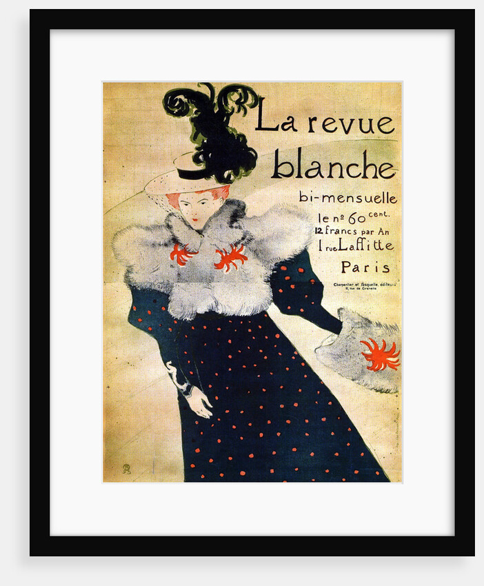 La Revue Blanche, c19th century. by Henri de Toulouse-Lautrec