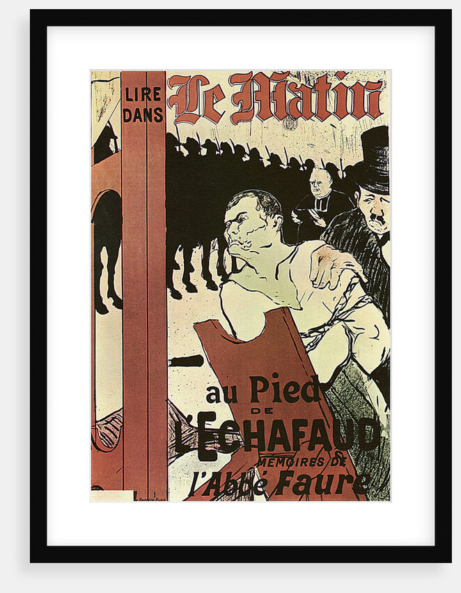 Au pied de lEchafaud, 1893. by Henri de Toulouse-Lautrec
