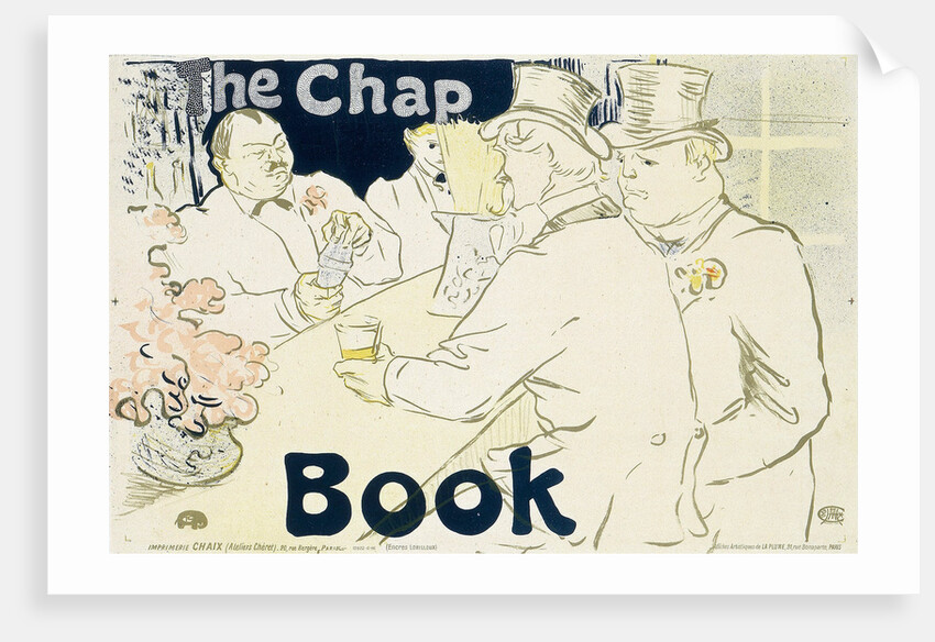 Irish and American bar, Rue Royale - The Chap Book (Poster), 1896. by Henri de Toulouse-Lautrec